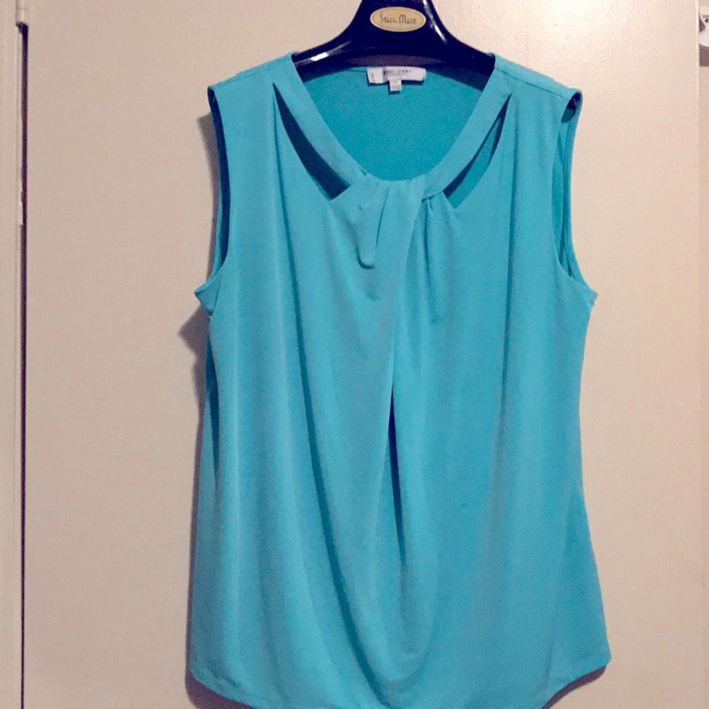 Jones Studio light teal tank